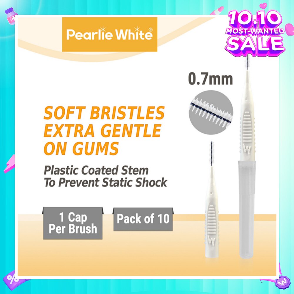 Compact Interdental Brush Extra Soft Bristles XXS 0.7mm 10s