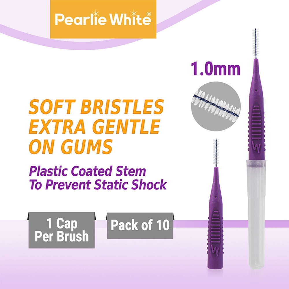 Compact Interdental Brush Extra Soft Bristles S 1.0mm 10s