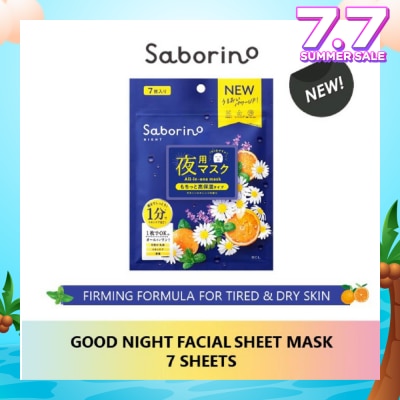 SABORINO Good Night Sheet Mask 5 pcs