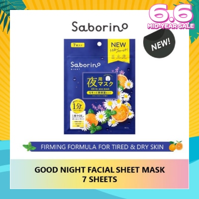 SABORINO Good Night Sheet Mask 5 pcs