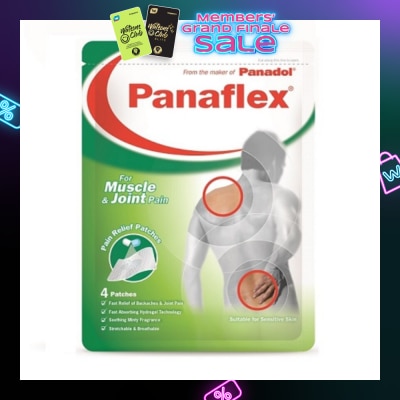 PANAFLEX Muscle & Joint Patch 4s