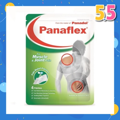 PANAFLEX Muscle & Joint Patch 4s
