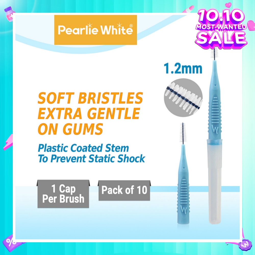 Compact Interdental Brush Extra Soft Bristles M 1.2mm 10s
