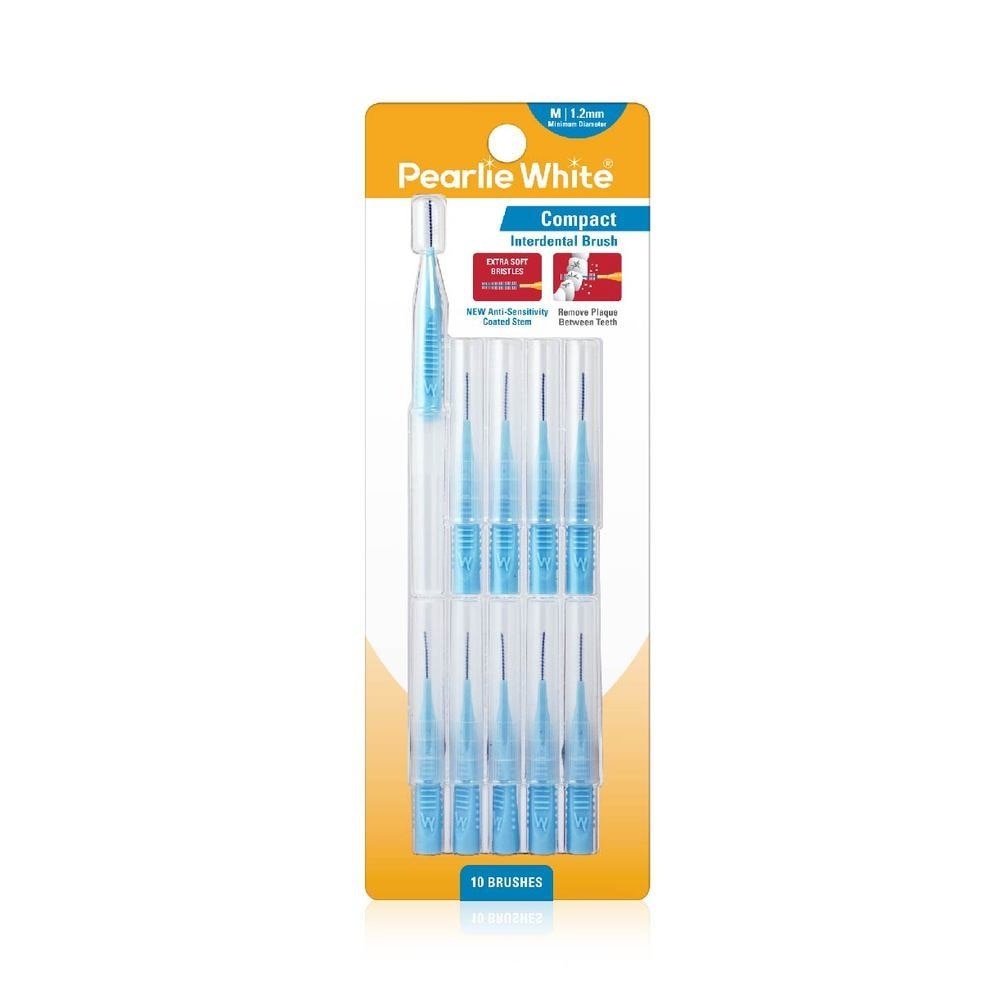 Compact Interdental Brush Extra Soft Bristles M 1.2mm 10s