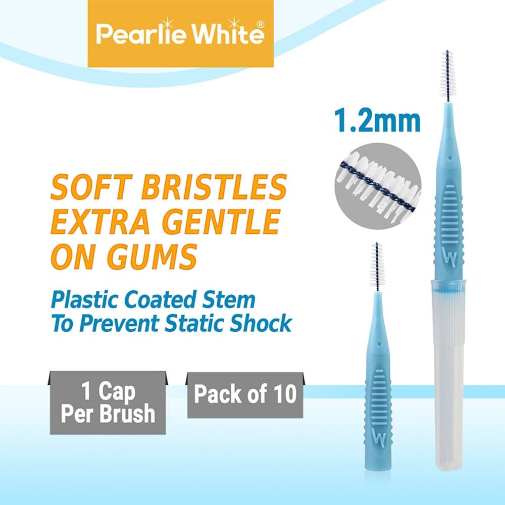 Compact Interdental Brush Extra Soft Bristles M 1.2mm 10s