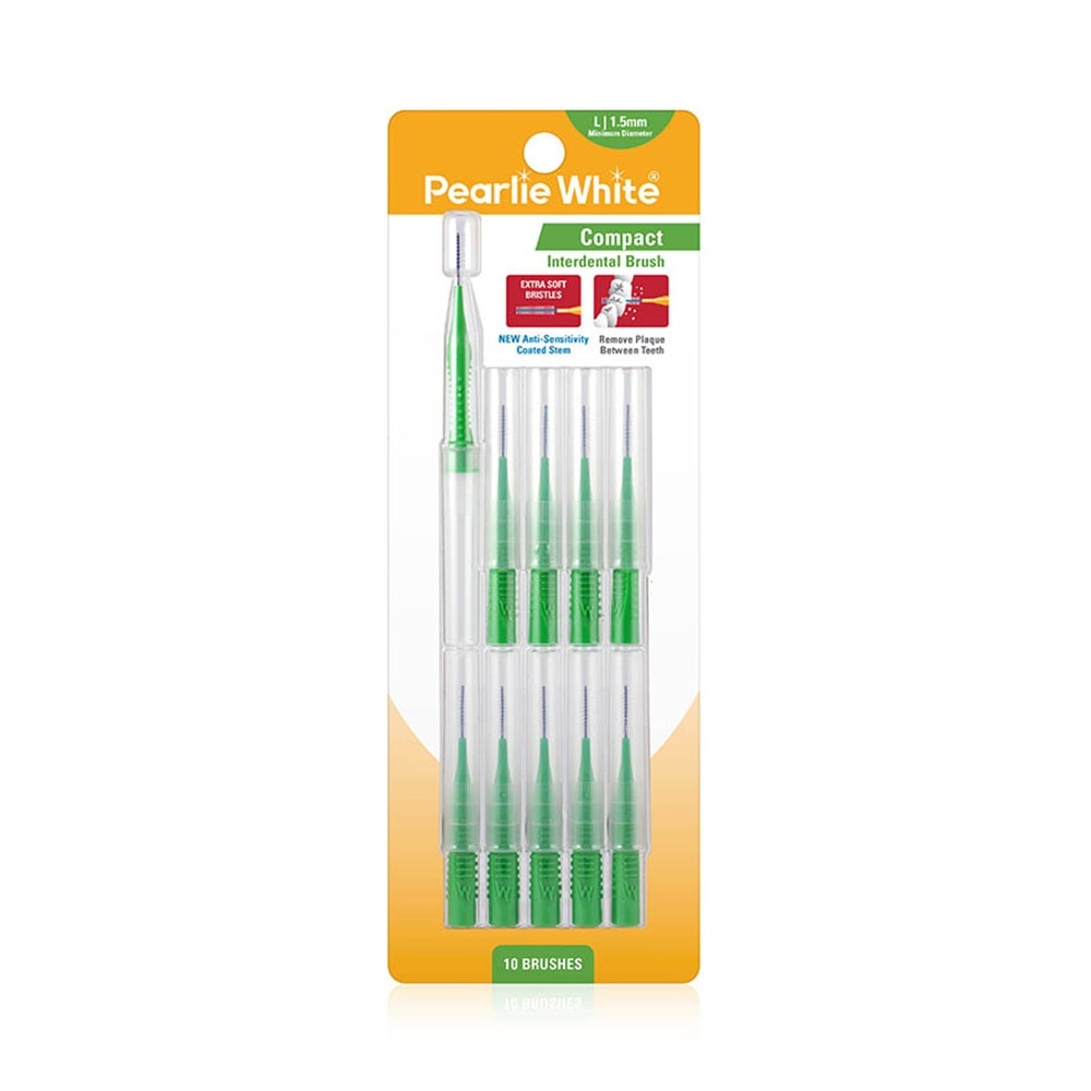 Compact Interdental Brush Extra Soft Bristles L 1.5mm 10s