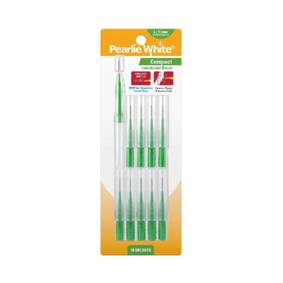 PEARLIE WHITE® Compact Interdental Brush Extra Soft Bristles L 1.5mm 10s