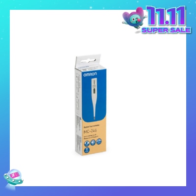 OMRON Water Resistant Digital Thermometer MC-246 (Oral,Underarm,Rectal Measurement) 1s