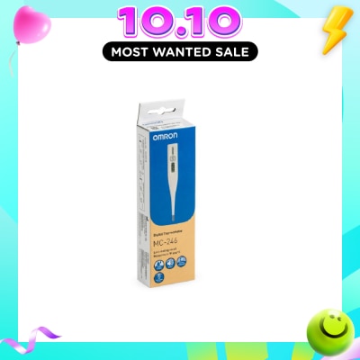 OMRON Water Resistant Digital Thermometer MC 246 (Oral,Underarm,Rectal Measurement) 1s image