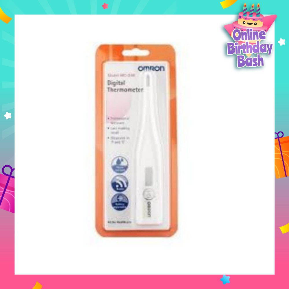 Water Resistant Digital Thermometer MC-246 (Oral,Underarm,Rectal Measurement) 1s