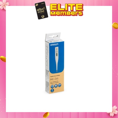 OMRON Water Resistant Digital Thermometer MC-246 (Oral,Underarm,Rectal Measurement) 1s