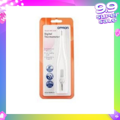 OMRON Water Resistant Digital Thermometer MC-246 (Oral,Underarm,Rectal Measurement) 1s