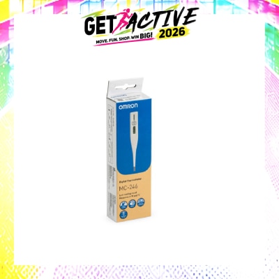 OMRON - Water Resistant Digital Thermometer MC-246 (Oral,Underarm,Rectal Measurement) 1s image