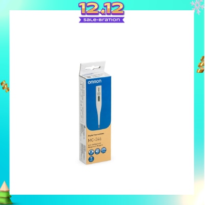 OMRON Water Resistant Digital Thermometer MC-246 (Oral,Underarm,Rectal Measurement) 1s