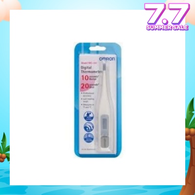 OMRON Water Resistant Digital Thermometer MC-341 (Oral,Underarm,Rectal Measurement) 1s