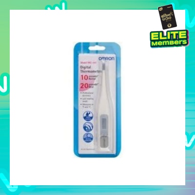 OMRON Water Resistant Digital Thermometer MC-341 (Oral,Underarm,Rectal Measurement) 1s