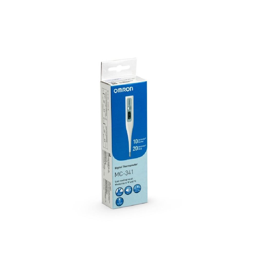 Water Resistant Digital Thermometer MC-341 (Oral,Underarm,Rectal Measurement) 1s