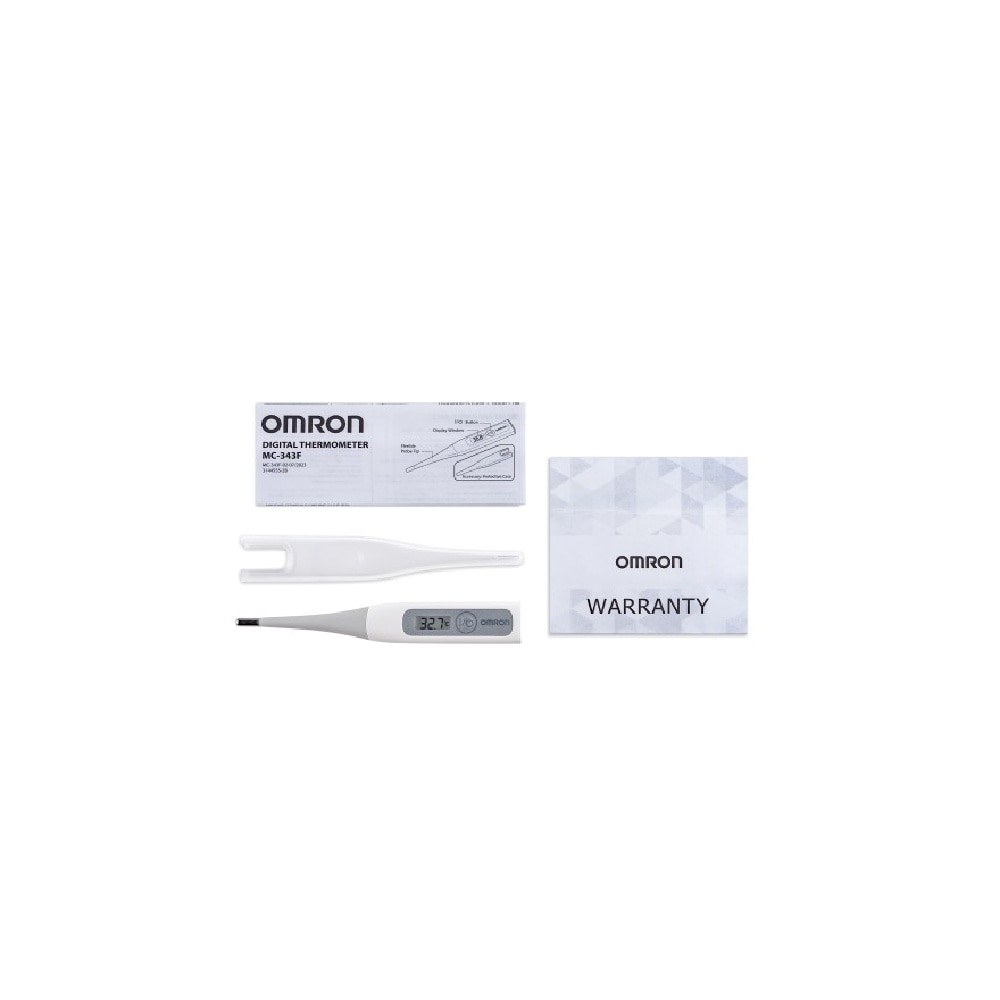 Water Resistant Digital Thermometer MC-343 (Oral,Underarm,Rectal Measurement) 1s