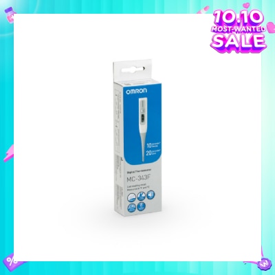 OMRON Water Resistant Digital Thermometer MC-343 (Oral,Underarm,Rectal Measurement) 1s
