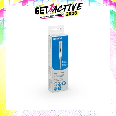 OMRON - Water Resistant Digital Thermometer MC-343 (Oral,Underarm,Rectal Measurement) 1s image