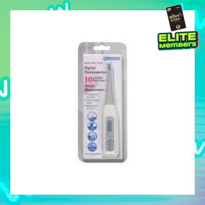 OMRON Water Resistant Digital Thermometer MC-343 (Oral,Underarm,Rectal Measurement) 1s