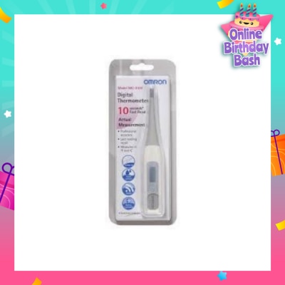 OMRON Water Resistant Digital Thermometer MC-343 (Oral,Underarm,Rectal Measurement) 1s