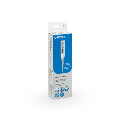 OMRON Water Resistant Digital Thermometer MC-343 (Oral,Underarm,Rectal Measurement) 1s