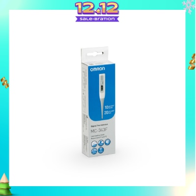 OMRON Water Resistant Digital Thermometer MC-343 (Oral,Underarm,Rectal Measurement) 1s