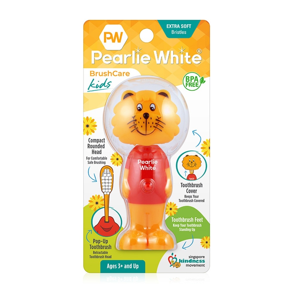 Kids Toothbrush Extra Soft Bristles BPA Free (Suitable for Ages 3+ Above) Singa 1s