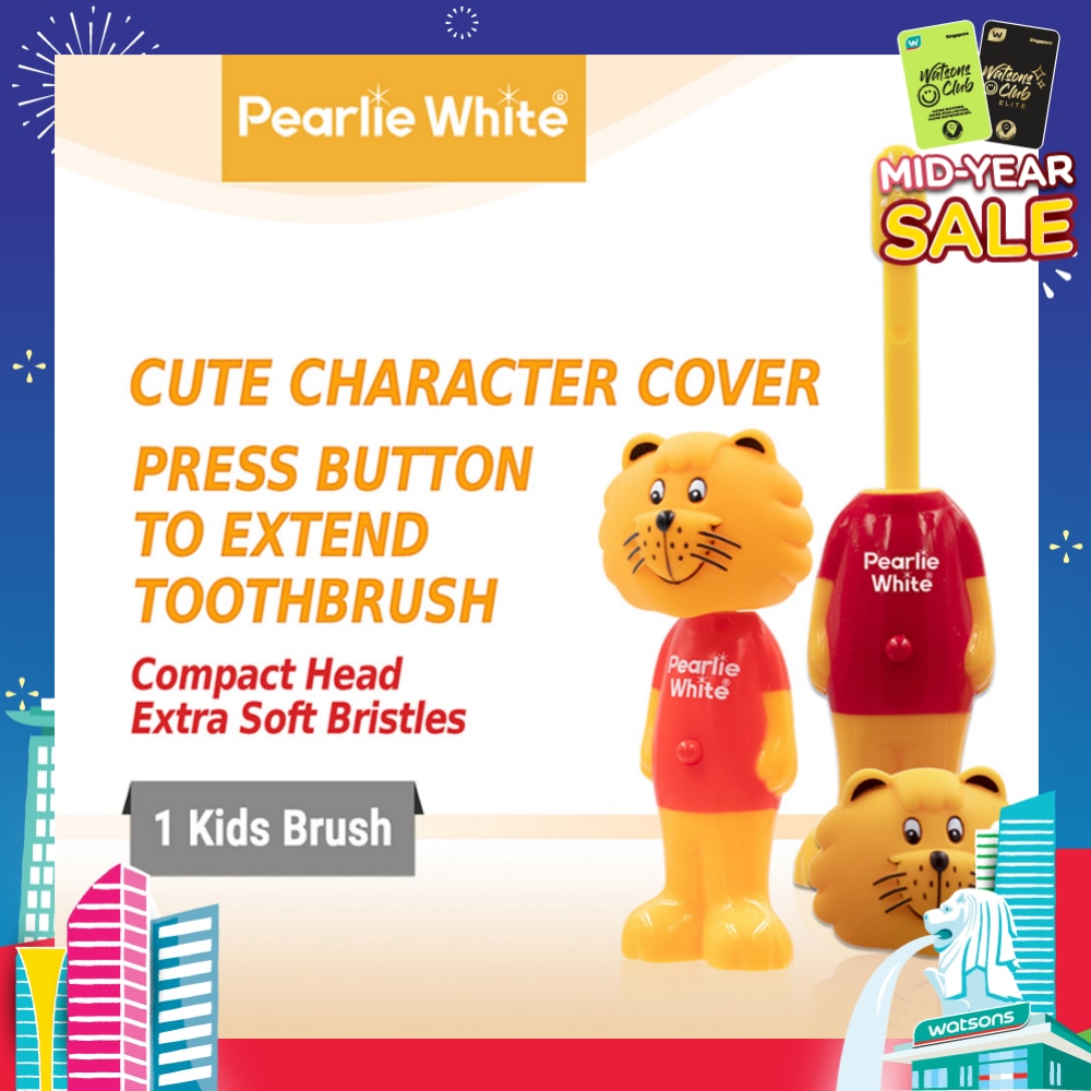 Kids Toothbrush Extra Soft Bristles BPA Free (Suitable for Ages 3+ Above) Singa 1s