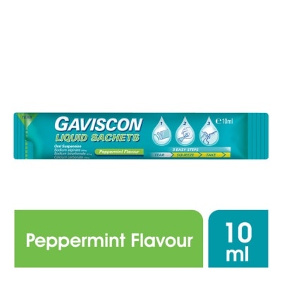 GAVISCON Gaviscon Peppermint Liquid Sachets 10ml