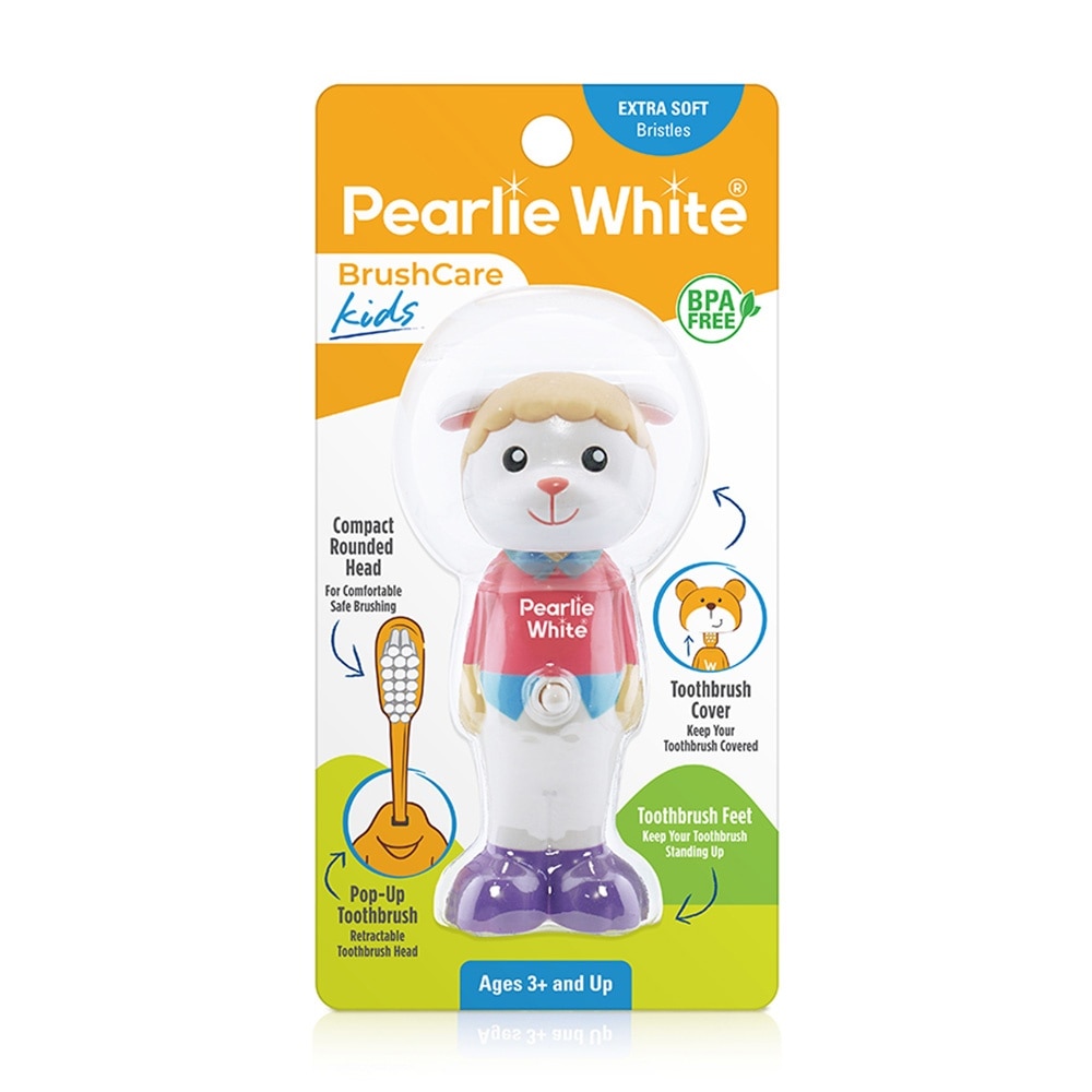 Kids Toothbrush Extra Soft Bristles BPA Free (Suitable for Ages 3+ Above) Baa Baa Sheep 1s