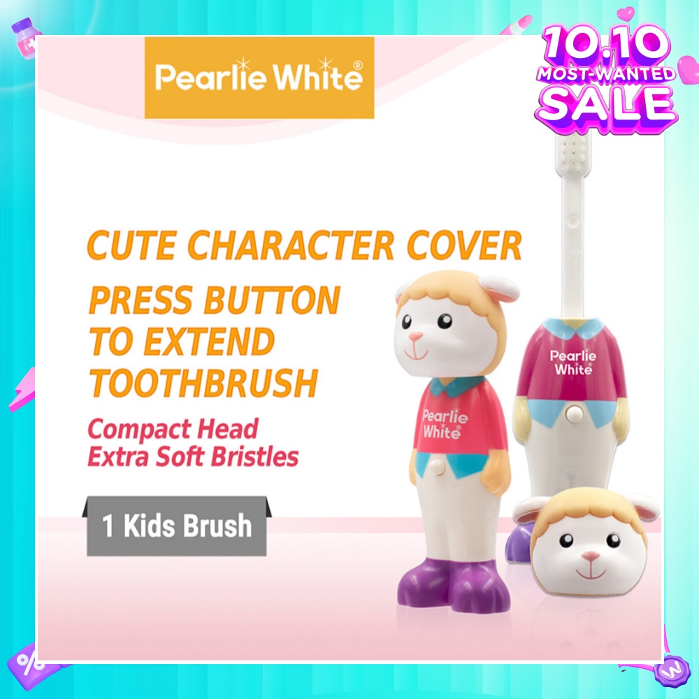Kids Toothbrush Extra Soft Bristles BPA Free (Suitable for Ages 3+ Above) Baa Baa Sheep 1s