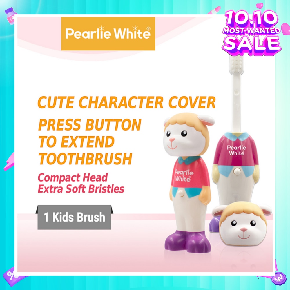 Kids Toothbrush Extra Soft Bristles BPA Free (Suitable for Ages 3+ Above) Baa Baa Sheep 1s