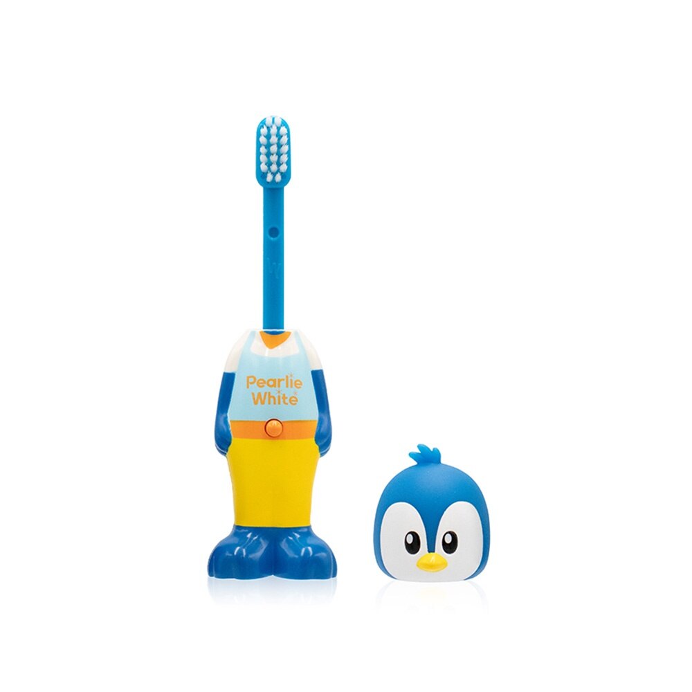 Kids Toothbrush Extra Soft Bristles BPA Free (Suitable for Ages 3+ Above) Penguin 1s