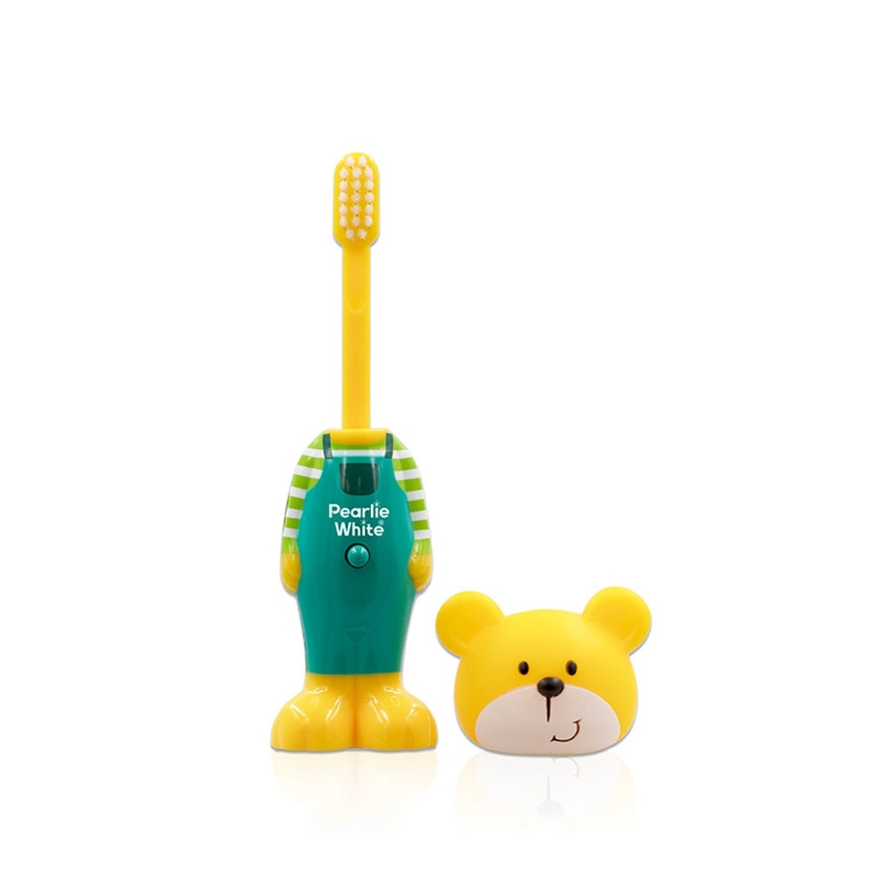 Kids Toothbrush Extra Soft Bristles BPA Free (Suitable for Ages 3+ Above) Bear 1s
