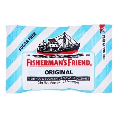 FISHERMAN Lozenges Sugar Free Extra Strong (Relieves Minor Sore Throat And Cough) 25g