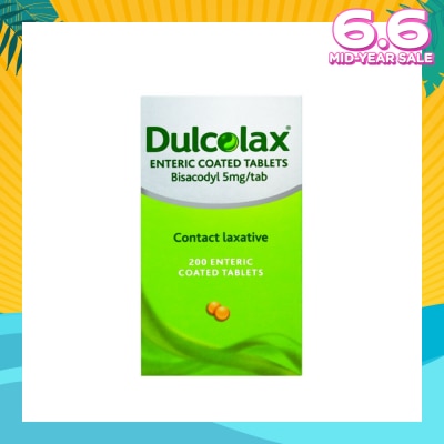 DULCOLAX Constipation Relief Tablet 200s