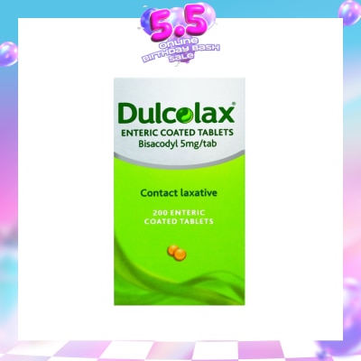 DULCOLAX - Constipation Relief Tablet 200s