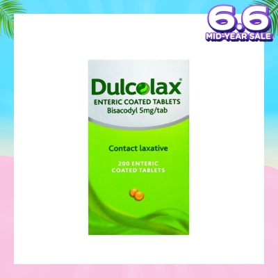 DULCOLAX Constipation Relief Tablet 200s