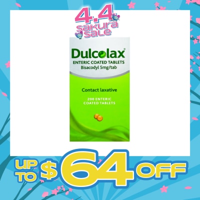 DULCOLAX - Constipation Relief Tablet 200s