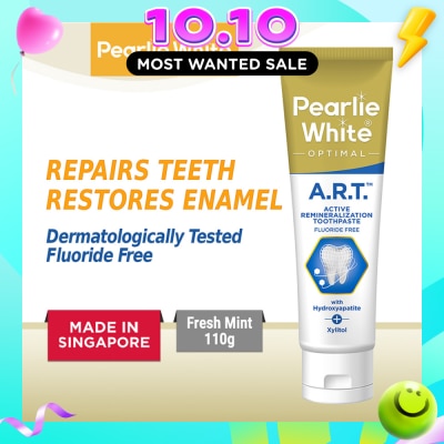 PEARLIE WHITE® Active Remineralization Toothpaste (A.R.T) (Actively Repairs & Strengthens Sensitive Teeth to its Optimum Condition) 110g image