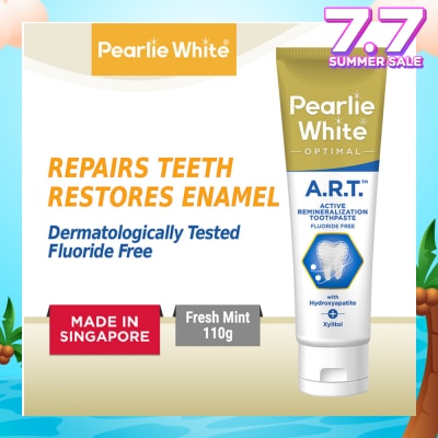 PEARLIE WHITE® Active Remineralization Toothpaste (A.R.T) (Actively Repairs & Strengthens Sensitive Teeth to its Optimum Condition) 110g