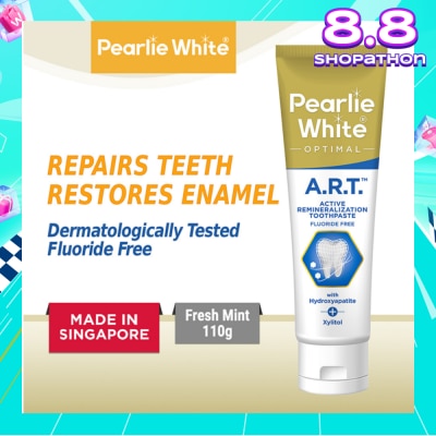 PEARLIE WHITE® Active Remineralization Toothpaste (A.R.T) (Actively Repairs & Strengthens Sensitive Teeth to its Optimum Condition) 110g