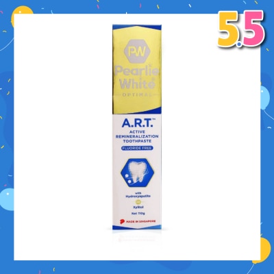PEARLIE WHITE® Active Remineralization Toothpaste (A.R.T) (Actively Repairs & Strengthens Sensitive Teeth to its Optimum Condition) 110g