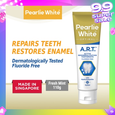 PEARLIE WHITE® Active Remineralization Toothpaste (A.R.T) (Actively Repairs & Strengthens Sensitive Teeth to its Optimum Condition) 110g