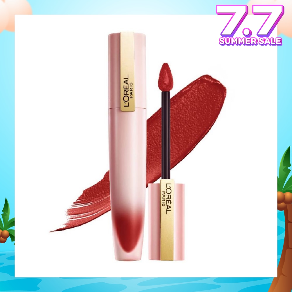 Chiffon Signature Soft Matte Lip Color Liquid Lipstick 129 I Lead 7ml