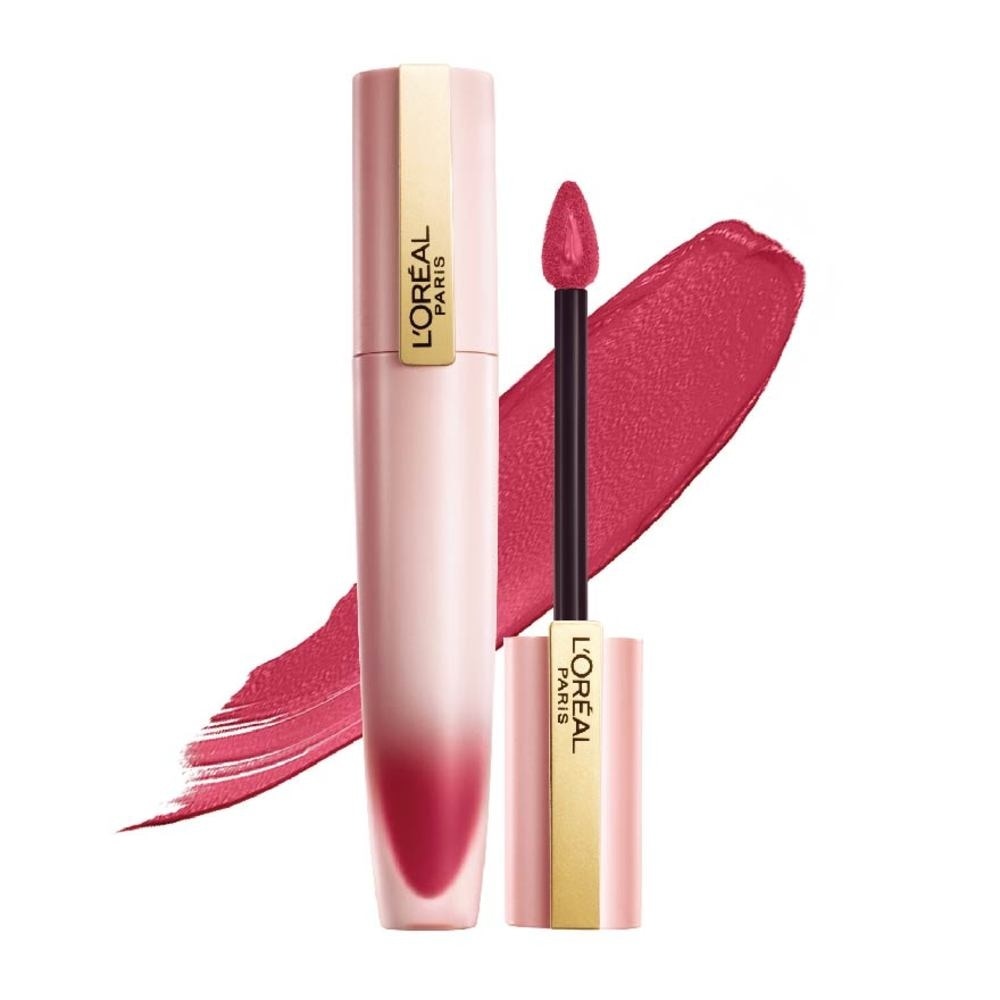 L'OREAL PARIS MAKEUP Chiffon Signature Soft Matte Lip Color Liquid Lipstick 225 I Grasp 7ml