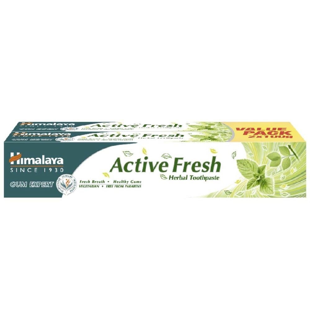 Himalaya Active Fresh Herbal Toothpaste 100g x 2s