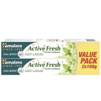 HIMALAYA Himalaya Active Fresh Herbal Toothpaste 100g x 2s